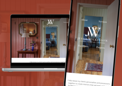 Jessie Wilkinson Client Story Website